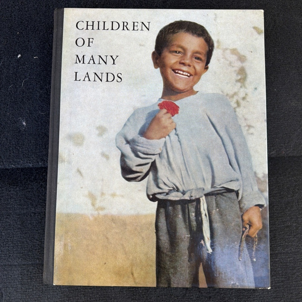 1958 Children Of Many Lands by Hanns Reich HC Book Rare Scarce 1st Edition
